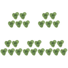25Pcs Miniature Green Vegetable Models for Dollhouse and DIY Crafts