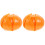 2St Stressbal Speelgoed Realistisch Persbare Mandarijn 1