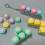 Playful Puss Foot Keyboard Button Key Chain Soft Squeezable-R 6
