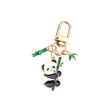Bamboo and Panda Keyring Keychain Unique Present For-5
