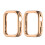 PC Shell Cover Frame Bumper Halve dekking Holle schaal-Rose goud 1