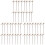 600Pcs Bamboo Fruit Sticks Disposable Party Picks Black Design 1