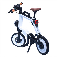 Mini Folding Bike Model Foldable Bike Toy Premium ABS PVC-White