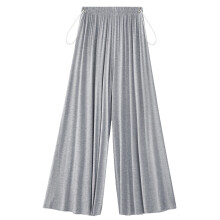 Zwangerschapsbroek met wijde pijpen Stijlvol design-Grijze XXXL