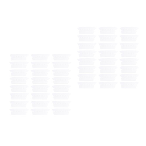200Pcs Clear Hanging File Folder Tabs Easy-Read Office Labels