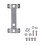 Aluminiumlegeringen Fietsen Bidonhouder Adapter Fiets-zilver 1