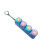 Funny Puss Foot Silicone Press Button Key Holder Decoration-M 1