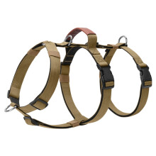 Heavy Duty Dog Harness for Small Medium and Large-Dark Khaki L