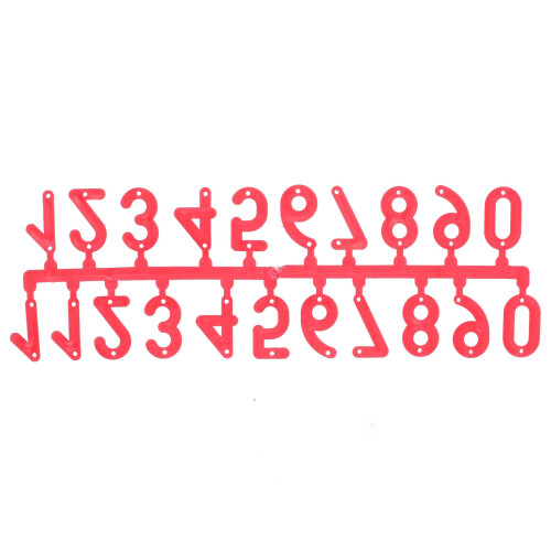 10 Plastic Room Number Signs