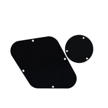 Durable Acrylic Electric Guitar Backplate-Black and white