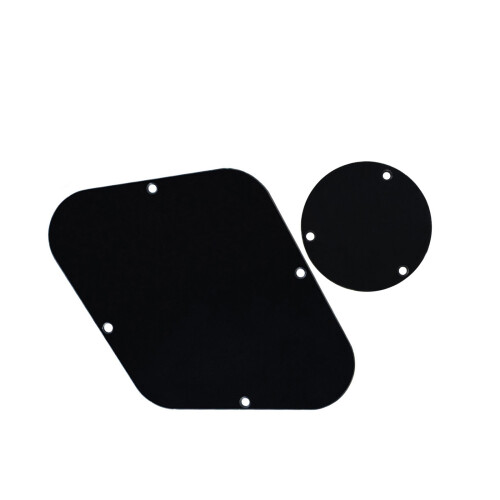 Durable Acrylic Electric Guitar Backplate-Black and white