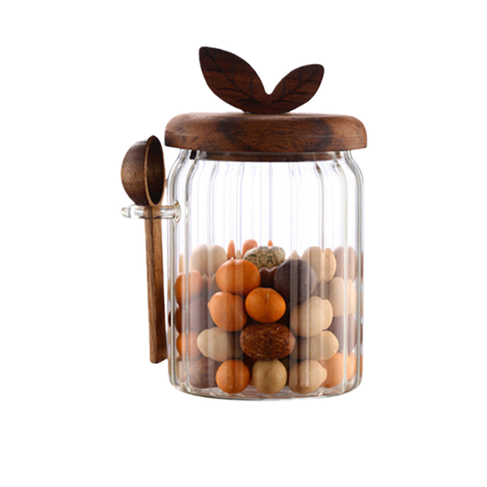 Shatter Resistant Glass Sealed Jar And Spoon For Sealed-600Ml 7751001574733