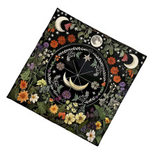 Square Table Cloth Tarots Altar Cloth Board Game Pad-75x75cm