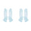 Wedding Accessory Gloves Long Sleeve for Bride-Light Blue 70 1