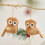 Plüsch-Eule, Weihnachtsbaumschmuck, Festival,-braun B 6