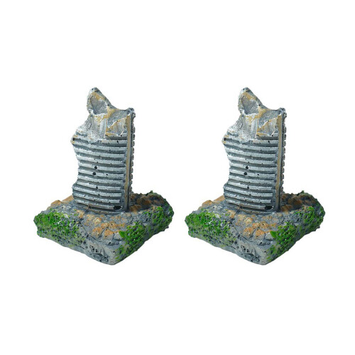 Simulation Ruins Building Model Figure FishTanks Ornament