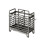 Easy Install Adhesive Wall Mounted-Gray double compartment 1