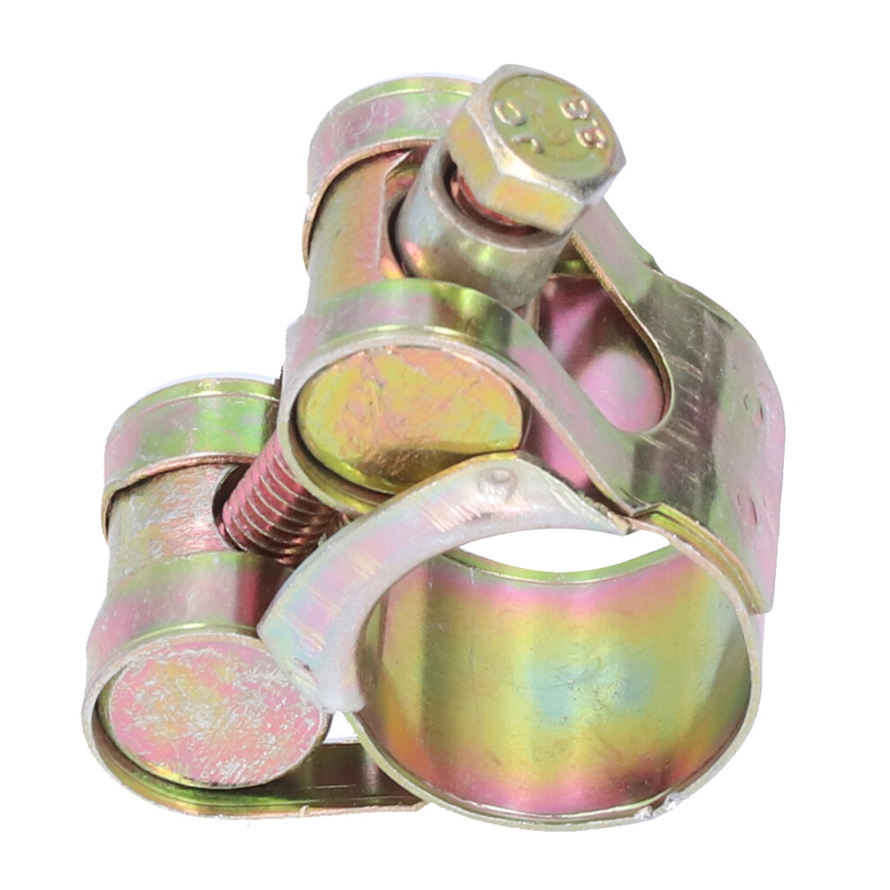 20 Zinc Plated Iron Screw Hose Clamps