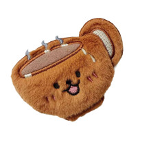 Jouet en peluche pour chien de dessin animé, avec Texture-café