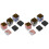 6Pcs Sealing Tinplate Tea Storage Containers Assorted Color for Tea 1