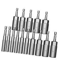1/4inch Wrench Hexagonal Bit Socket Set Long-15 piece set
