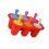 Large Capacity 6 Section Iced Treat Molds Fruit Ice-Red 1