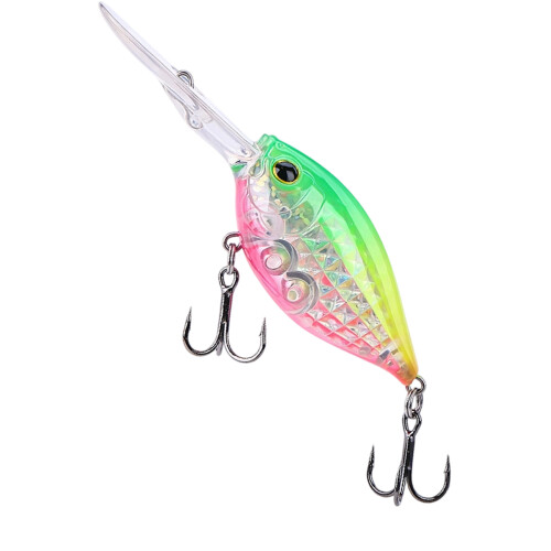 Leurres flottants Topwater Minnow CrankBaits Appâts de pêche-1