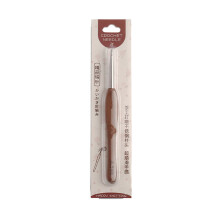 Stainless Steel  Crochet Hook Ergonomic Wooden Handle-Lstyle