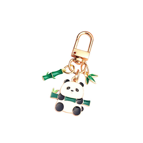 Zoete Bamboe Panda Sleutelhanger Stijlvol en functioneel-4