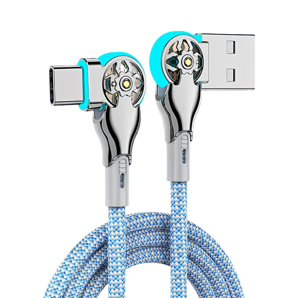 Flexible 3 Length Option Fast Charging Braided Cord Usb To-2M 7627001596054