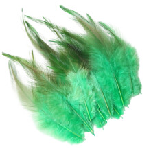 7-15CM Natural Craft Feather For Costume Making-green grass