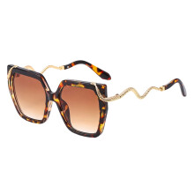 Lunettes de soleil à monture rétro élégantes, avec bras en-3