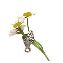 Elegant DIY Handheld Flower Lapel Pin Sturdy Alloy Stylish