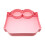 Foldable Sandproof Tray Cup Holder Perfect For Beach Trip-Pink 1
