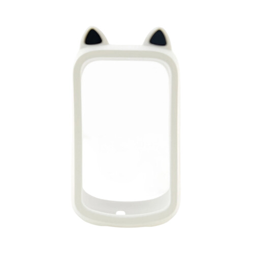 Bicycles Computer Silicone Case for BSC500 Bike-White cat ears
