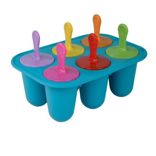 6 Section Iced Dessert Molds Produced For Easy-Royal Blue