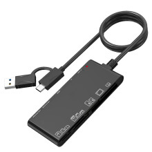 7 In 1 USB3.0 Memory Card Reader For CF XD MS TF-USB A and C