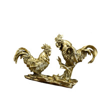 Statues de coq en résine, Figurines de poulet, Sculptures-4