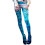 Women's High Elasticity Skinny Leggings Gemstones Pattern 1