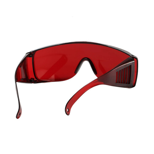 Pack of 2 Ergonomic Protective Goggles Lasers Safety-red