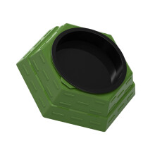Reptiles Food Bowls Small Hexagonal Water Feeders Bowl Worm-L