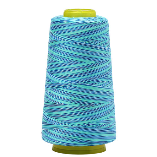 Fil de Machine à coudre polyvalent, 11 couleurs assorties,-Bleu