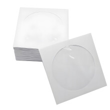 200/300/400/500Pcs Paper CDs DVDs Sleeves Simple Yet-300PCS