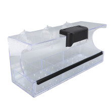 Durchsichtiger Fenster-Vogelfutterspender, 30x10x13 cm, 600mAh