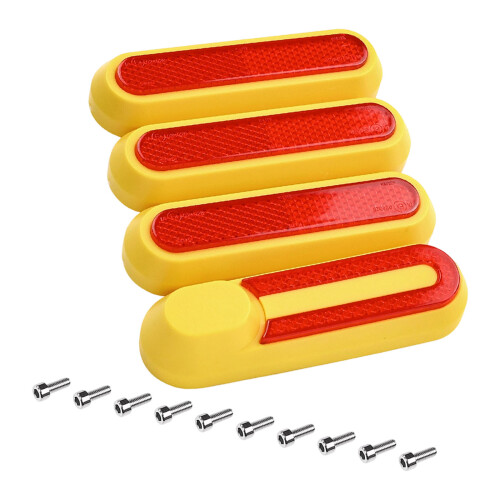 Night Cycling Front Fork Scooters Reflector Night-New Yellow