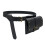 Classical PU Leather Hip Bag With Multiple Pockets-Black 1