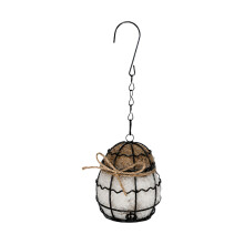 Minimal Maintenance Iron Bird Nest Outdoor Garden Art-1P