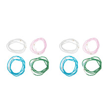 8Stk Mehrlagige Perlen Taillenschmuck Körperkette Für Damen