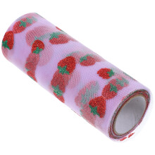 1Roll Violettes DIY Tüllband Polyester Schleife Für Kleider
