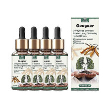 (4PCS) 1-5x Googeer adatto per Googeer Gocce per la pulizia polmonare con estratto di Cordyceps Sinensis da